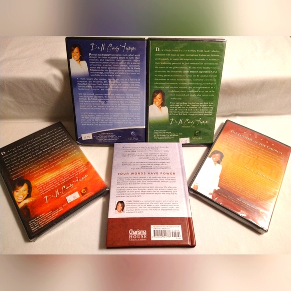 DR.CINDY TRIMM COMMAND YOUR MORNING HARDCOVER & MULTIPLE AUDIO CD BUNDLE (NWT) - Picture 2 of 12